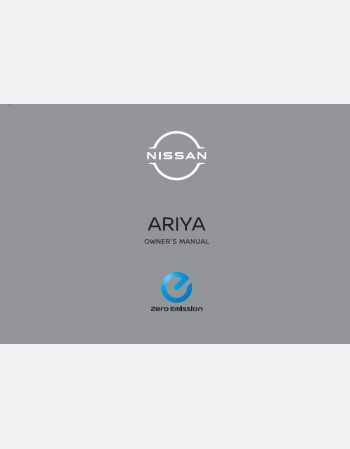 nissan ariya 2023 owners manual lhd & rhd